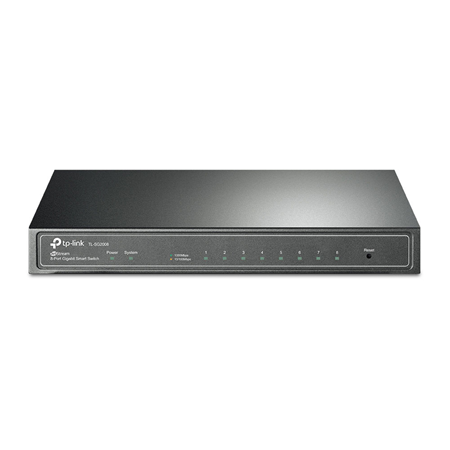 TPLINK-061|Comutador Gigabit Ethernet L2 de 8 portas