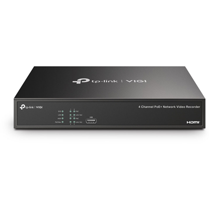 TPLINK-101|NVR VIGI de 4 canales con 4 PoE+