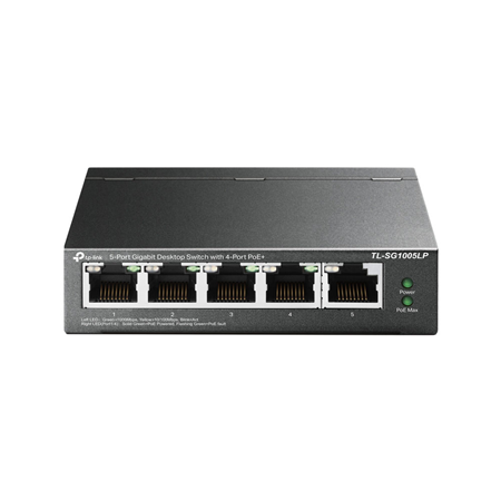 TPLINK-112|Switch Gigabit de 5 puertos con PoE+ de 4 puertos