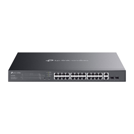 TPLINK-133|Switch Gigabit Easy Managed de 28 portas com 24 PoE+ e 2 SFPs