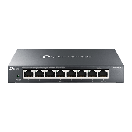 TPLINK-244|TP-Link Omada 8-channel gigabit gigabit PoE reverse switch