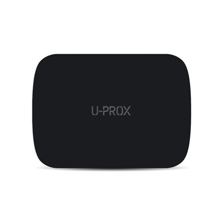 UPROX-008 | Centro di sicurezza radio U-Prox. 30 partizioni e fino a 99 rilevatori via radio. 16 tastiere radio, 60 utenti, 60 telecomandi. Controllo e configurazione da smartphone. Configurazione dall'applicazione web. Funziona in modo autonomo o con stazioni di ricezione allarmi. Due ricetrasmettitori radio operanti su più canali, con potenza fino a 25 mW. Frequenza 868,0-868,6 MHz. Fino a 4800 metri. Canali di comunicazione Wi-Fi e GSM/GPRS. Batteria da 2500 mAh con fino a 24 ore di funzionamento