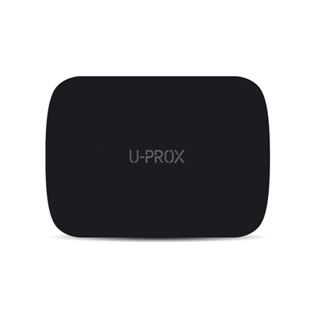 UPROX-010 | Centro di sicurezza radio U-Prox. 30 partizioni e fino a 99 rilevatori via radio. 16 tastiere radio, 60 utenti, 60 telecomandi. Controllo e configurazione da smartphone. Configurazione dall'applicazione web. Funziona in modo autonomo o con stazioni di ricezione allarmi. Due ricetrasmettitori radio operanti su più canali, con potenza fino a 25 mW. Frequenza 868,0-868,6 MHz. Fino a 4800 metri. Canali di comunicazione Ethernet e GSM/GPRS. Batteria da 2500 mAh con fino a 24 ore di funzionamento