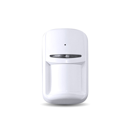 UPROX-019 | Rivelatore PIR e rottura vetri U-Prox. Gamma di rilevamento PIR di 12 metri. Campo di rilevamento rottura vetro di 8 metri. Dotato di lente anti-pet. Sensibilità regolabile dall'app di installazione U-Prox. Fino a 5 anni di funzionamento con una batteria CR123. Facile da installare. Frequenza RF 868 ~ 868.6MHz. Canali multipli per la ridondanza. Portata fino a 4800 metri. Dimensioni compatte