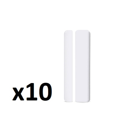 UPROX-026-PACK10 | PACK 10 U-Prox magnetic contact for door / window. A reed switch. Arming information LED connection output. Input for external reed switch connection. Works up to 5 years with a CR123A battery. Easy installation. RF frequency 868 ~ 868.6MHz. Multiple channels for redundancy. Range up to 4800 meters. Zero interference with metal doors. Compact size