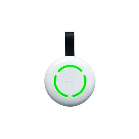 UPROX-046 | Tag identificador sin contacto. Permite la autorización de usuarios del sistema de control de acceso en modo manos libres. La etiqueta U-Prox sirve para transmitir la identificación móvil incluida. Botón de activación incorporado disponible. Solo funciona con lectores U-Prox SL (SmartLine)