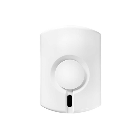 VESTA-005 | Indoor siren CA VESTA. Interior siren and doorbell. Power of 95dB at 1 meter. Directly powered by AC. Voice messages. Rechargeable backup battery. Different sounds for each type of alarm: intruder alarm, fire alarm, and water leakage alarm.