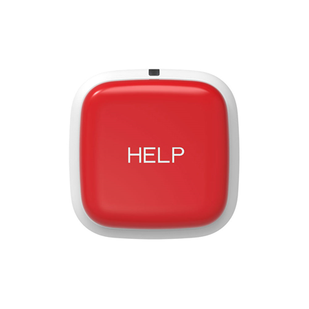 VESTA-039 | VESTA wireless panic button. Oversized panic button. Periodic supervision. Powered by 1 3V CR123 lithium battery. 9 year battery life. Low battery detection. Protection degree IP66