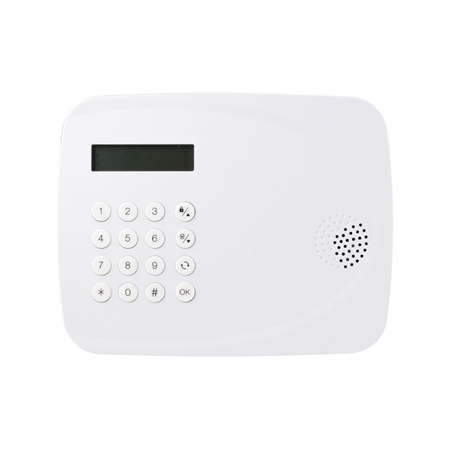 VESTA-067 | VESTA compact 50-zone radio control panel. Compatible with all 868-F1 RF devices (2km in open field). 2G connectivity (GPRS). Sending reports via CID / SIA, Email, SMS and Push. Configuration by smarthomesec APP or via the built-in keyboard. LCD screen for viewing status and settings. Up to 6 users. It incorporates a 100dB siren. It works with alkaline batteries type D (included). Autonomy of up to 1.4 years. EN50131 Grade 2