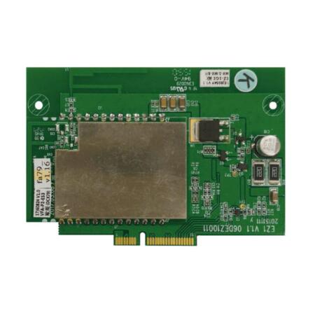 VESTA-072 | EZ-1 DECT module, compatible with Climax MX series medical alarm panels to incorporate DECT devices such as voice extenders or talking pendants. DECT device integration. Easy installation. Compatible with the Climax MX series. Frequency 1800-1900 Mhz. GFSK modulation