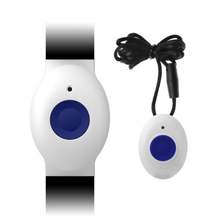 VESTA-075|VESTA wrist transmitter and pendant with emergency button