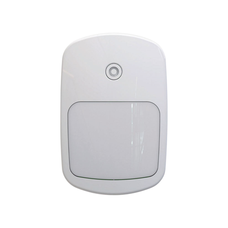 VESTA-176 | VESTA radio PIR detector. 15 meter coverage, 130 °. 45 kg anti-pet (configurable remotely). Automatic PIR sensor calibration. Double detection function configurable from App Installer. 2 levels of sensitivity (remotely configurable). Efficient dwell time between detections. Optional swivel bracket. It works with 2 AA alkaline batteries of 1,5V. 7.6 year battery life