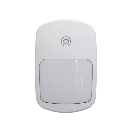 VESTA-177 | VESTA radio PIR detector. 15 meter coverage, 130 °. 45 kg anti-pet (configurable remotely). Automatic PIR sensor calibration. Double detection function configurable from App Installer. 2 levels of sensitivity (remotely configurable). Efficient dwell time between detections. Optional swivel bracket. It works with 1 CR123 battery. 5.8 year battery life