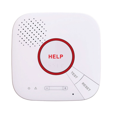 VESTA-192 | LTE medical alarm panel. VoLTE (voice over LTE). Remote programming and local programming software. Compatible with AT&T / Verizon / T-Mobile. Voice messages update via OTA. Voice prompts: learning sensor instructions, emergency events, on / inactivity timer status. Compatible with medicine dispenser. Alarm reports via GPRS, SMS or voice. Two-way hands-free voice communication. Integrate multiple devices / sensors: wrist transmitter, emergency pendant, drop sensor, PIR motion sensor, panic button, smoke detector, water leak sensor and CO sensors, etc. Test button for easy access to activation test report. Long-range communication range. Silent emergency call. Supervision of emergency pendants. Mobility verification, automatic registration report, confirmation of "help received", bug report. Battery backup in case of power failure