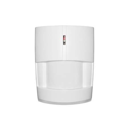 VESTA-202 | VESTA PIR detector via radio. 12 meter detection range with 110 ° angle. Powered by alkaline batteries. Microprocessor controlled with advanced ADSP algorithms for false alarm immunity. Super speed signal transmission. Panel support F1. Two selectable sensitivity levels. Surface or corner mounting with anti-tamper or pull-out protection. Optional mounting accessory: swivel bracket. Random monitoring signals for system integrity checks and troubleshooting. Meets CE requirements. Low battery detection. Superior white light and noise rejection. Superior rejection of radio interference up to 20 V / m at frequencies from 100 KHz to 1 GHz. Automatic power saving mechanism. Insect and dirt proof. Compact and low profile. LED that serves as a test and fault mode indicator or as a walk test mode button. Sensitivity control with temperature compensation. EN50131 Grade 2 certificate. Environmental class II