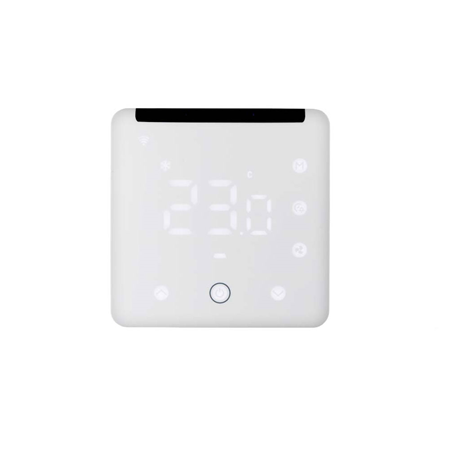 VESTA-288 | Commande universelle de climatisation de type IR split. Avec Z-WAVE intégré. Permet de contrôler des centaines de marques et de modèles de climatiseurs. Commande à distance via Z-Wave, intégrée aux panneaux VESTA. Affichage LCD pour indiquer la température intérieure, permet également un réglage manuel de la température. Boutons tactiles pour le contrôle local. Design moderne. Fréquence Z-Wave : 868,42 MHz