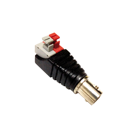 VESTA-502|Conector BNC fêmea VESTA com terminal de inserção para instalações CCTV