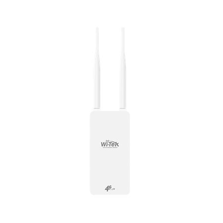 WITEK-0046 | Enrutador inalámbrico 4G LTE para exteriores con salida PoE. Adecuada para monitorear escenarios como áreas rurales, ranchos y lugares escénicos que son inconvenientes para manejar banda ancha. Admite IP65 a prueba de polvo y agua, maneja varias condiciones climáticas, interfaces PoE integradas de 2 * 100Mbps, conveniente para acceso IPC, antena dual LTE externa, señal 4G es más fuerte.
