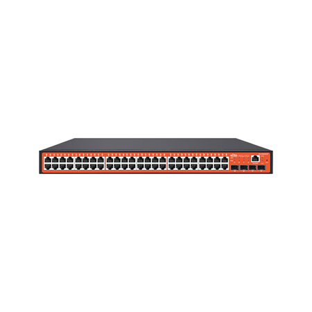 WITEK-0077|Commutateur Gigabit L2+ PoE+ administrable 48 ports