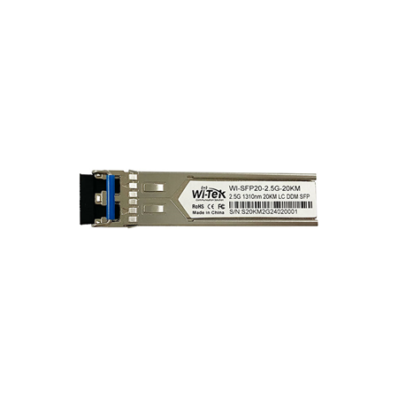 WITEK-0130|2.5 Gbps single-mode SFP module
