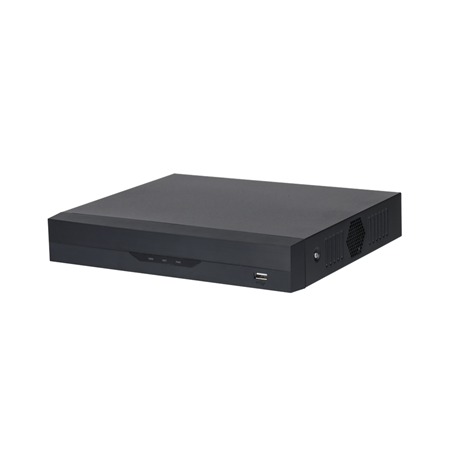 XVR504-2M-H1-A | 5 in 1 XVR with 4 channels HDCVI / HDTVI / AHD / CVBS + 1 channel IP 2MP (added to the BNC inputs). BNC inputs can be converted to IP. AI / H.265 + / H.265 / H.264 + / H.264 format. Two-way audio. Plays 4 channels. 32 Mbps. 1080N, 720P, 960H, D1, CIF (25 ips) recording. HDMI output (1080P) and VGA output (1080P). 4-channel SMD Plus. Up to 1 SATA HDD up to 6TB. RJ45 Fast Ethernet. Onvif, CGI, P2P, DDNS. 2 USB 2.0, 1 RS485. 12V DC. Desktop