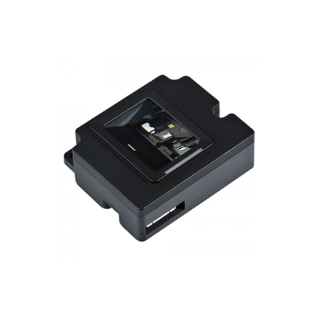 ZK-213 | Módulo óptico integrado de huellas dactilares. Sensor de imagen de 2 megapíxeles. Procesador ARM9. Integración sencilla sin accesorios adicionales. Operación estable bajo fuentes de luz fuertes. Superficie táctil de vidrio duradero. Reconocimiento de huellas secas, húmedas y ásperas