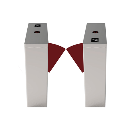 ZK-217 | Barrière à volet ZKTeco pour voie d'accès avec système RFID et reconnaissance d'empreintes digitales. Fabriqué en acier inoxydable SUS304 pour une durée de vie plus longue. Composants électriques de haute qualité. Les barrières se rétractent automatiquement en cas d'urgence. Les barrières se rétractent automatiquement lors d'une panne de courant avec la batterie installée. Pas de vis apparentes. Sa conception ergonomique rend les vérifications plus rapides et plus faciles pour les utilisateurs. Les barrières peuvent intégrer un lecteur de carte ou un lecteur d'empreintes digitales. Cela réduira considérablement le temps et les dépenses d'installation. Écran LCD sur la carte contrôleur pour une configuration et une utilisation faciles.