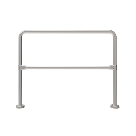 ZK-224 | Stainless steel handrails to limit access in entrances with access furniture. The handrail is affordable, low-maintenance, and easy to install. They can be used in all kinds of applications. The product is often used at store entrances in conjunction with turnstiles. Other typical uses include creating permanent queue lines and dividing or controlling access to "no-go" areas.