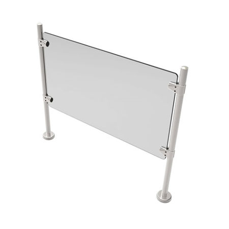 ZK-227 | Stainless steel handrails to limit access in entrances with access furniture. The handrail is affordable, low-maintenance, and easy to install. They can be used in all kinds of applications. The product is often used at store entrances in conjunction with turnstiles. Other typical uses include creating permanent queue lines and dividing or controlling access to "no-go" areas.