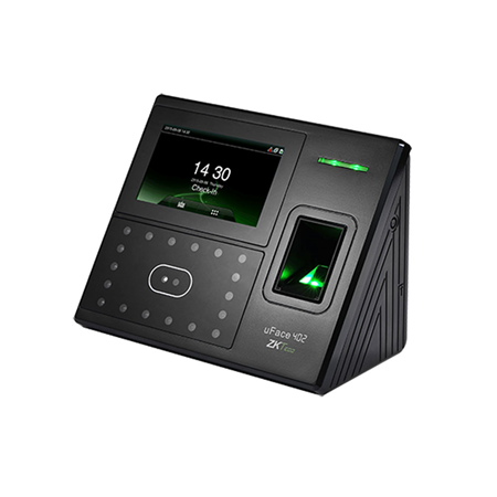 ZK-262 | ZKTeco biometric terminal for Access and Presence Control. Capacity for up to 3,000 faces. Capacity for up to 4,000 fingerprints. Capacity for up to 10,000 cards. Registration of up to 100,000 events. Multiple languages. High verification speed. Advanced user interface, easy to use. Able to detect if the face is real or it is a photograph, improving the security level of verification. Optional backup battery that provides approximately 4 hours of continuous operation. Easy to add functions and customize to customer needs. Each face template is registered for only one person. Encrypted chip for firmware protection