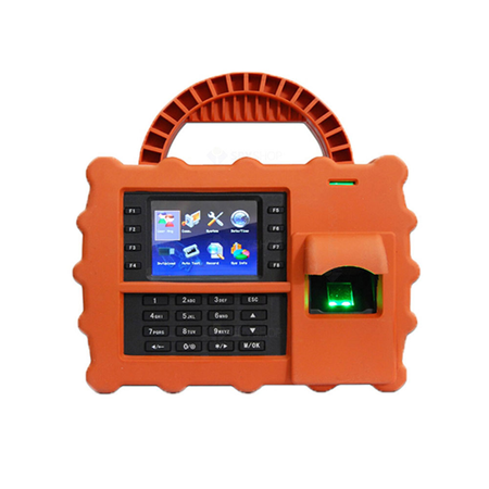 ZK-283 | ZKTeco portable presence control terminal. 125KHz ID cards. Capacity of up to 5000 fingerprints. Capacity up to 30,000 cards. Record of up to 200,000 events. Degree of protection IP65