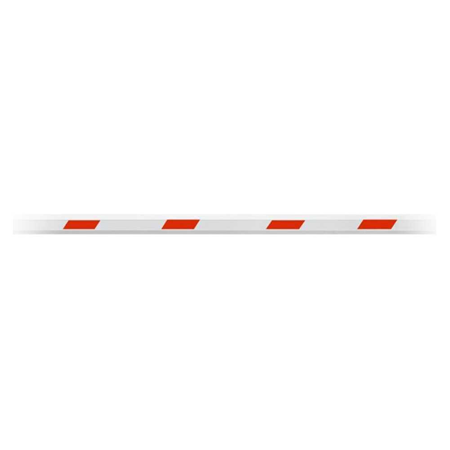 ZK-347 | KIT de 4 mâts de 4,5 mètres. bras de barrière. Pour barrière BG1000. Flèche droite de 4,5 m. Bande en caoutchouc anti-collision standard. LED d'indication d'état