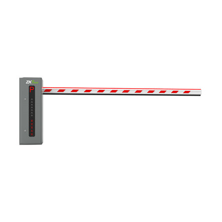 ZK-38 | Barrera con telaio e LED e barra con LED di 6 m (carcassa alla sinistra della barra)