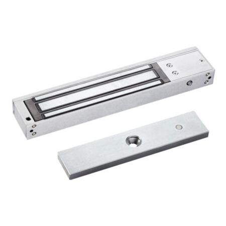CONAC-669 | Electromagnetic surface retention for a door with LED and door status sensor. Retention of 280 kg. Door lock with supervision.