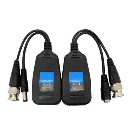 CTD-621 | Pack de 2 transceptores de 1 canal de vídeo HD (HDCVI/HDTVI/AHD) y alimentación, ECONOMICOS.