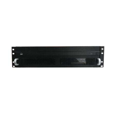 DAHUA-1379 | Multi-screen controller for videowall splice of up to 32 LCD units. Industrial box ACTA 19 "/ 2.5U 4 service slots for video input / output cards (not included). PCI-E bus Supports analog or digital video signals and video matrix output HDMI source, DVI-I, CVBS, 3G-SDI, HDMI outputs, 3G-SDI, 2 Gigabit ports, 3 RS232 ports, 1 RS485 port, 1 USB 2.0 port, 1 USB 3.0 port, 220V AC.
