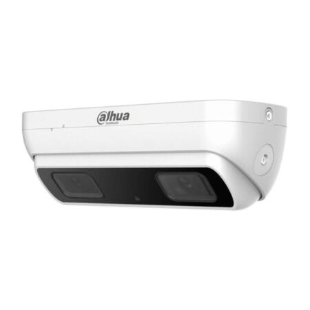 DAHUA-1439-FO | Intelligent IP camera DeepSense series for people counting. IR illumination 10m, for outdoors. H.265+, H.265, H.264+, H.264, MJPEG. Triple stream. 1/2,8" double CMOS, 3MP. Resolution: 3MP, 1080P, 1,3MP, 720P, D1, CIF. ICR filter. 0,009 lux. 2,8 mm fixed lens (H:137°, V:114°). ATW, AGC, 3D-DNR, BLC, HLC, real WDR 120dB, 4 ROI, motion detection and privacy mask. AI for people counting. Heat map. IP67. 12V DC. PoE