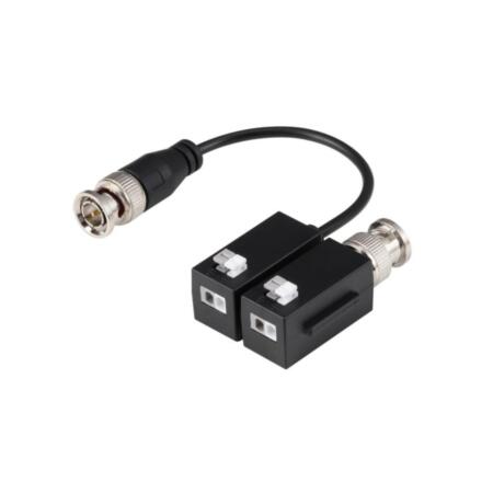 DAHUA-1631 | 2 video passive transceivers pack HDCVI/HDTVI/AHD/CVBS of 1 channel of transmission (live) up to 4K (CVI). Power supply is not required. Up to 200 meters@4K/6MP/5MP/4MP.