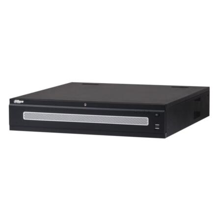 DAHUA-724-FO | NVR IP de 64 canales 12MP. H.265/H.264/MJPEG. Audio bidireccional. Reproducción de hasta 16 canales 1080P en tiempo real. 12MP, 4K/8MP, 6MP, 5MP, 4MP, 3MP, 1080P, 720P, etc. Grabación de hasta 384 Mbps. 2 salidas HDMI (4K) y 1 VGA (1080P). 16 entradas / 8 salidas de alarma. Capacidad de 8 HDD SATA III. 1 eSATA. 2 RJ45 Gigabit. 2 USB 2.0 + 2 USB 3.0, 1 RS485, 1 RS232. 220V CA. 2U.