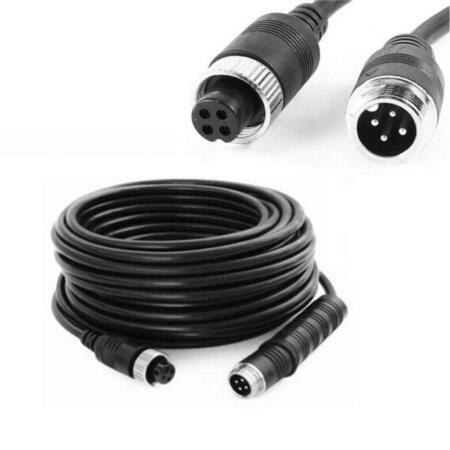 DAHUA-733 | Cable de extensión de 6 metros con conector especial de aviación. Para cámara DAHUA-357 y DVR para vehículos