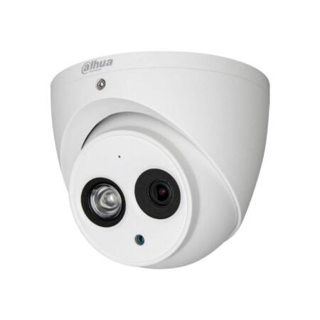 DAHUA-854 | 4 in 1 fixed dome CANNON series with Smart IR of 50 m, for outdoors. 1/2.7" CMOS, 2MP @ 1080p. 4 in 1 output (HDCVI / HDTVI / AHD / 960H)switch via SAM-3529. 2,8 mm fixed lens (103°). 0,02 lux. ICR. OSD, AWB, AGC, BLC, HLC, digital WDR, 2D-NR. IP67. 3AXIS. 12V DC. UTC.