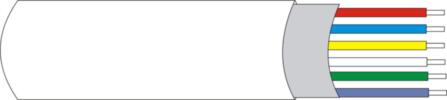 DEM-128 | Shielded-type cable, 6 x 0.22. 100 meters roll.
Shielded-type cable, 6 x 0.22. 100 meters roll.
