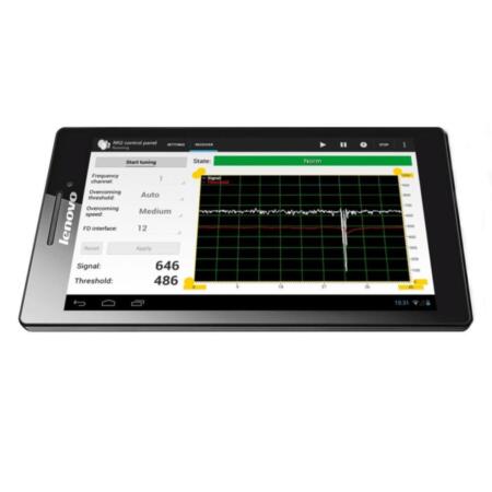DEM-666 | Tablet PC con software per programmazione delle barriere microonde DEM-662, DEM-663, DEM-664