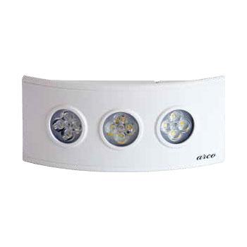FOC-642 | Luminare architettonica autosufficente per montaggio in parete o soffitto linea ARCO. IP20. 220V CA. Batteria di 3,6V/1Ah.