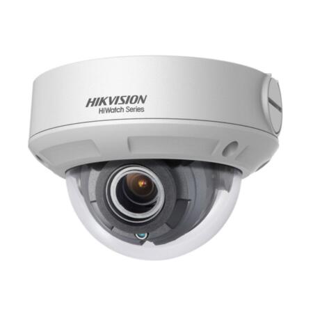 HIK-11 | Domo fijo IP Serie HiWatch™ de HIKVISION® de 4MP con iluminación infrarroja 30m, antivandálico apto para exterior. Formato H.265+/H.265/H.264/H.264+. CMOS 1/3" de 4MP. Resolución digital de 4MP@20IPS. Filtro mecánico. 0,018 lux. Óptica motorizada de 2,8~12 mm (98°~28°) con autofocus. OSD, AGC, BLC, WDR real 120dB, 3D-DNR, videosensor, máscaras de privacidad, zona ROI fija. Ranura MicroSD/SDHC/SDXC. Onvif, ISAPI. Compatible iVMS-4200, Hik-Connect, iVMS-5200. IP67, IK10. 3AXIS. 12V CC. PoE. Botón reset.