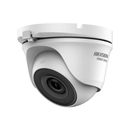 HIK-40 | HIKVISION® 4 en 1 domo serie HiWatch ™, con IR inteligente de 20 m, para exteriores. CMOS, 4MP. 4 en 1 (HDCVI / HDTVI / AHD / 960H). Lente fija de 2,8 mm (100 °). Filtro ICR. OSD, AGC, BLC, WDR digital, DNR, brillo, nitidez, espejo. IP66. 3AXIS. 12V DC.