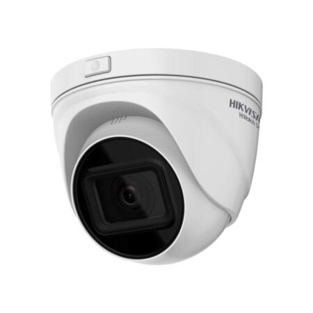 HIK-9 | Domo fijo IP Serie HiWatch™ de HIKVISION® de 4MP con iluminación infrarroja 30m, apta para exterior. Formato H.265+/H.265/H.264/H.264+. CMOS 1/3" de 4MP. Resolución digital de 4MP@20IPS. Filtro mecánico. 0,018 lux. Óptica motorizada de 2,8~12 mm (98°~28°) con autofocus. OSD, AGC, BLC, WDR real 120dB, 3D-DNR, videosensor, máscaras de privacidad, zona ROI fija. Ranura MicroSD/SDHC/SDXC. Onvif, ISAPI. Compatible iVMS-4200, Hik-Connect, iVMS-5200. IP67. 3AXIS. 12V CC. PoE.