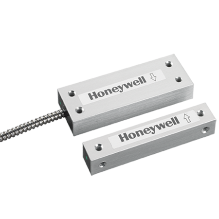 HONEYWELL-108 | High resistance magnetic contact. Surface. Armored cable 91cm. Opening 11 mm. 3rd grade.