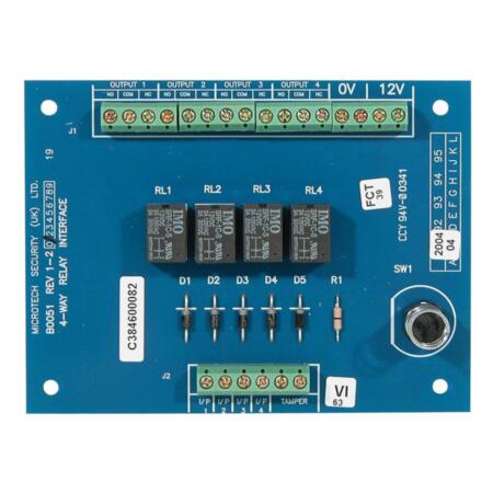 HONEYWELL-72|Modulo de 4 reles para galaxy dimension