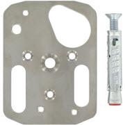 HONEYWELL-129 | Mounting plate for HONEYWELL-127 (SC100) and HONEYWELL-128 (SC105) seismic detectors. Includes metal fixing plug.